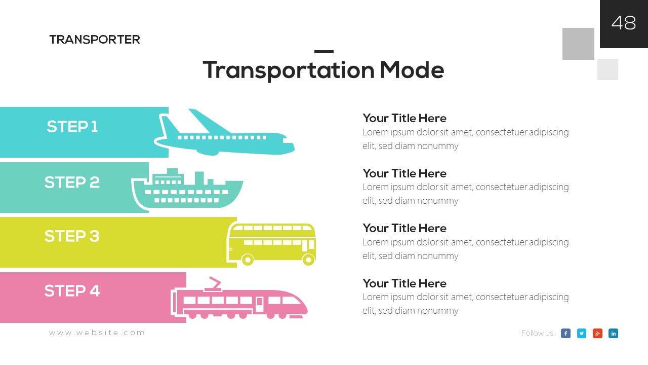 Transporter Transportation PowerPoint Presentation Template By BrandEarth